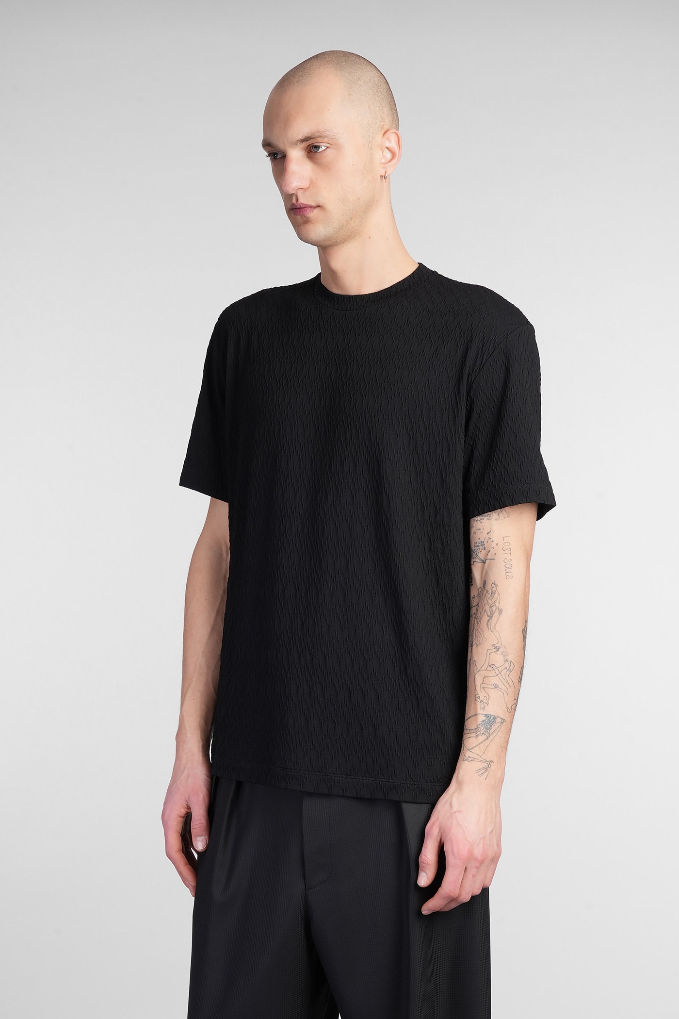 Giorgio Armani T-shirt In Black Viscose | italist