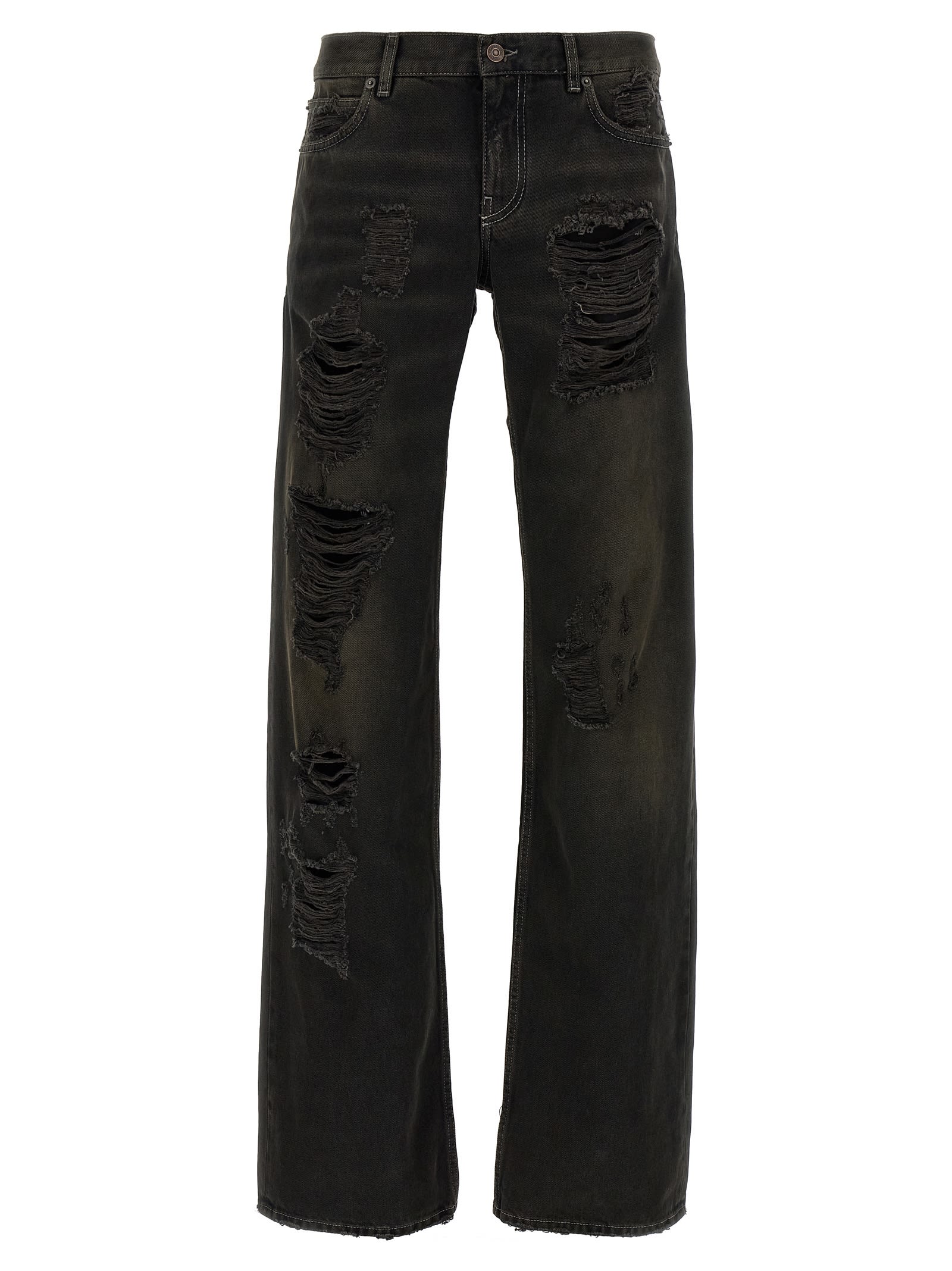 デニム・ジーパン BALENCIAGA SS25 Low waist jeans (833430TRW60 1000) Balenciaga Low Waist Jeans | italist