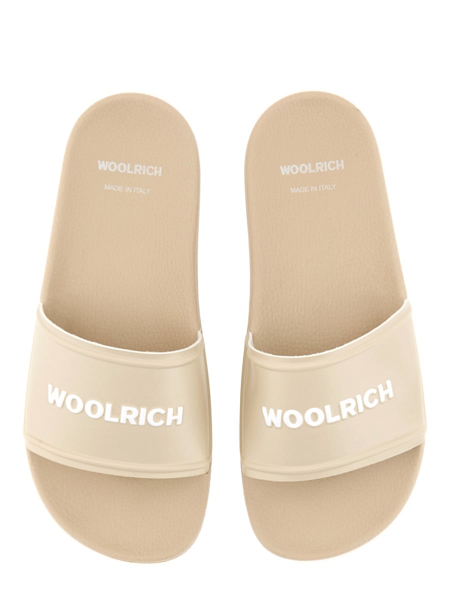 【関税&送料込】Woolrich Slide Sandal With Logo Woolrich Slide Sandal With Logo | italist