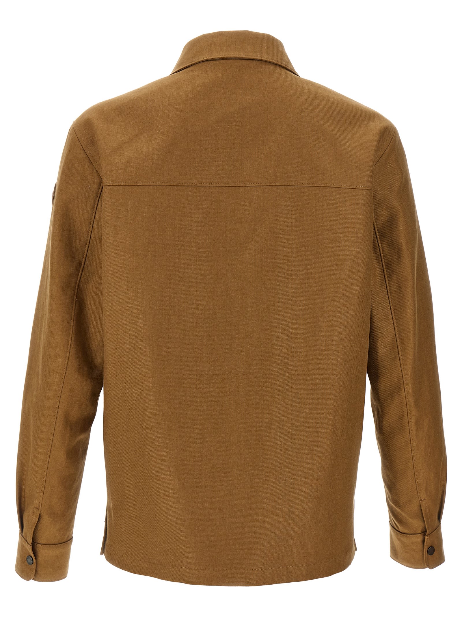 【関税込み】moncler CALLAQUI' JACKET Moncler Callaqui Linen Shirt Jacket Brown - 25SS | eBay