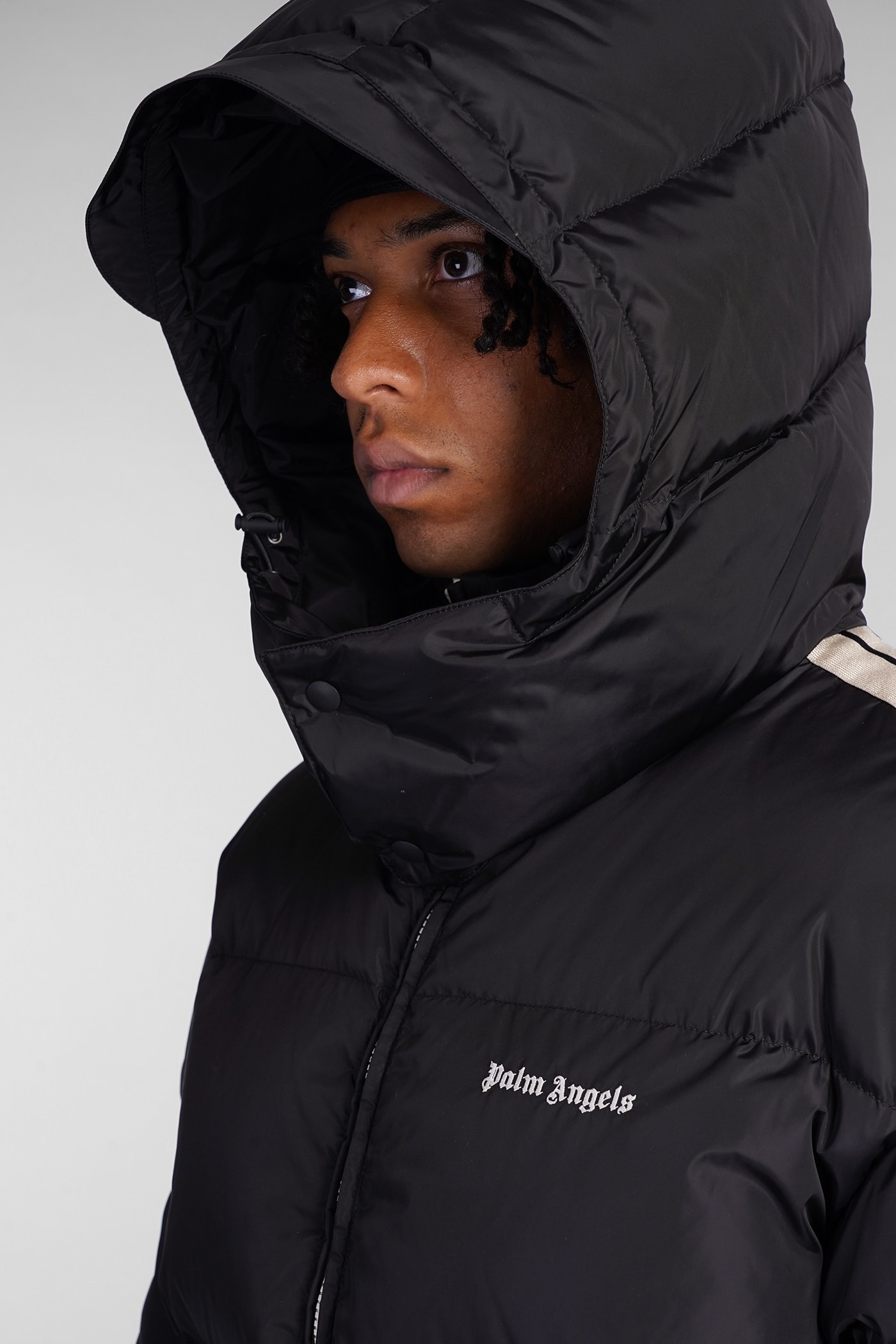 Palm Angels Puffer In Black Polyamide | italist