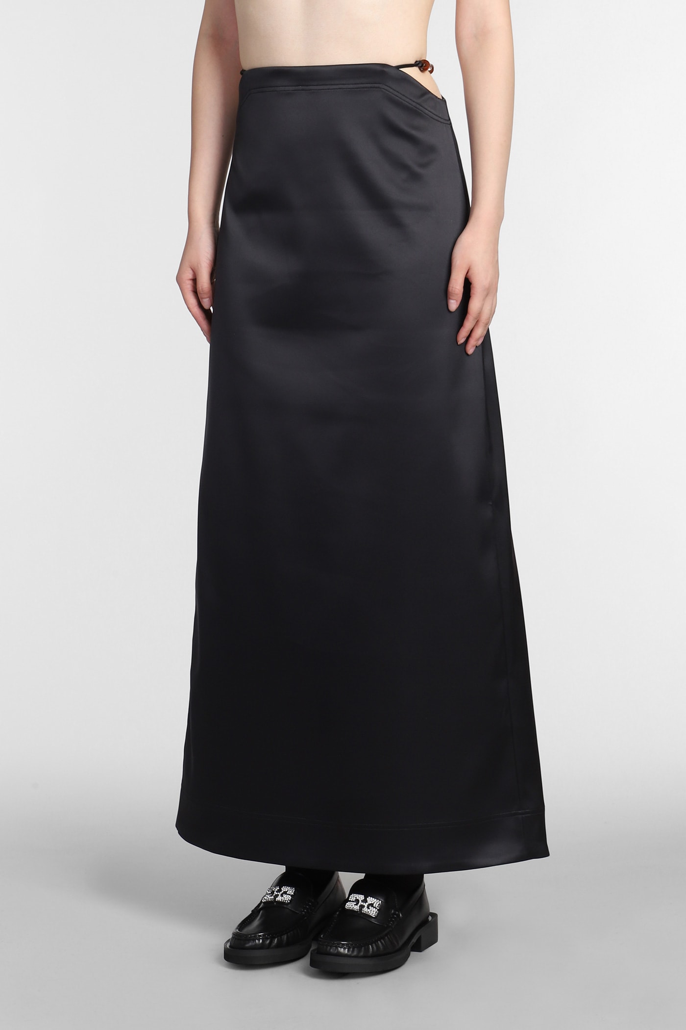 Ganni Double Satin Maxi Skirt | italist