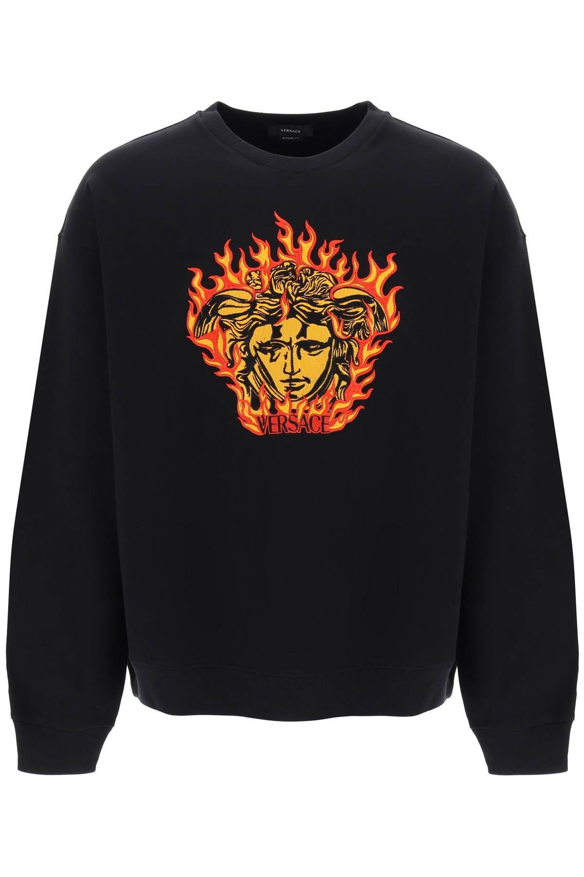 Medusa Black And Red Versace Shirt NWT VERSACE Medusa Crystal