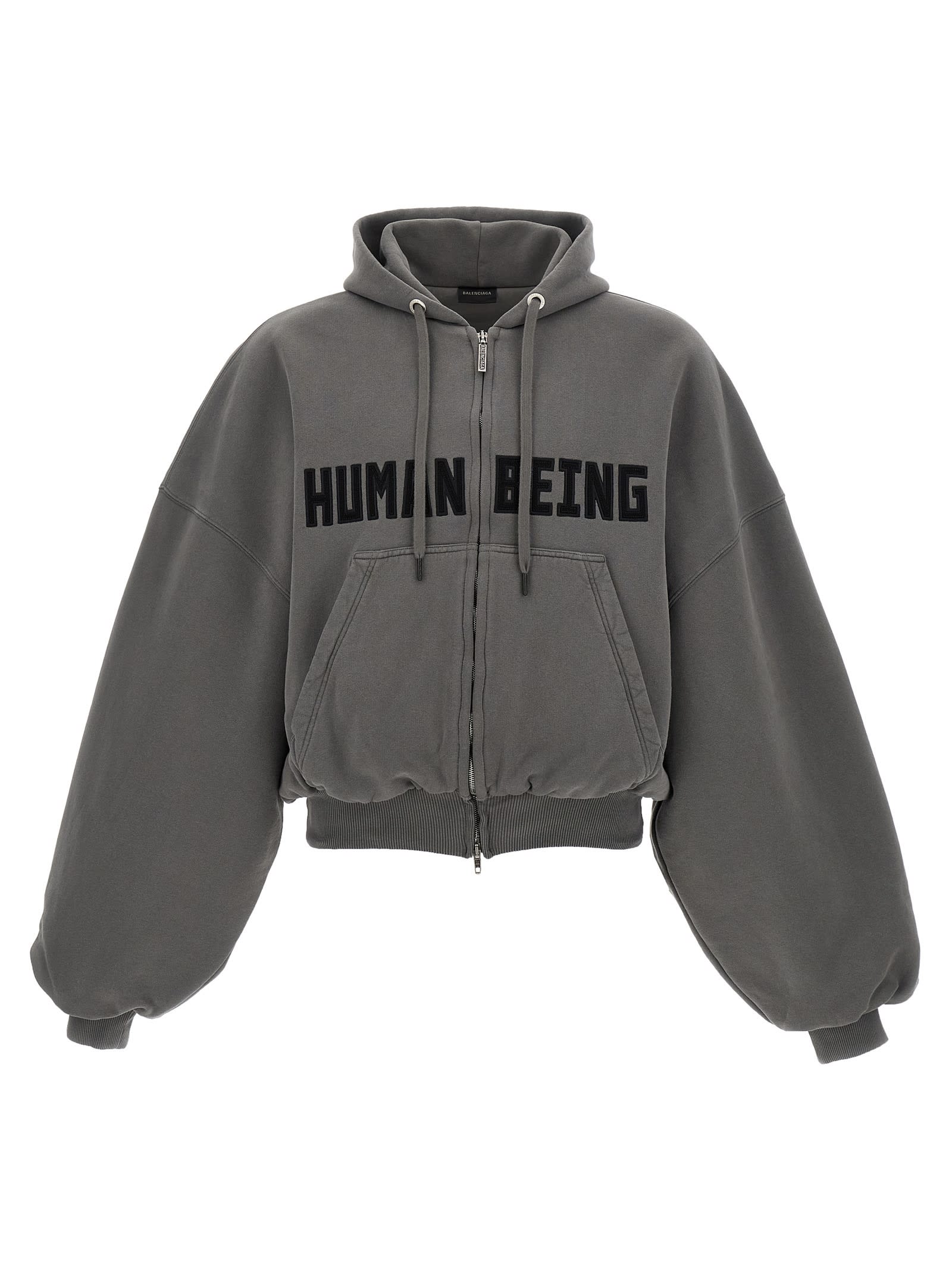 Balenciaga 'human Being' Hoodie | italist