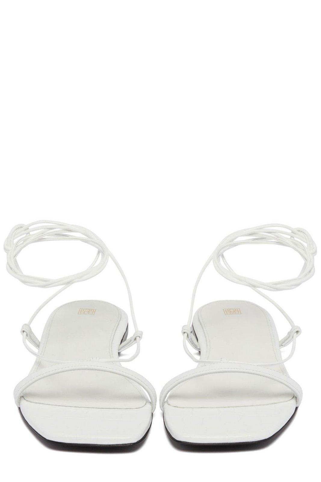 【送料&関税込】TotAme Croco Tie Single-toe Strap Sandals Totême Croco Tie Single-toe Strap Sandals | italist, ALWAYS
