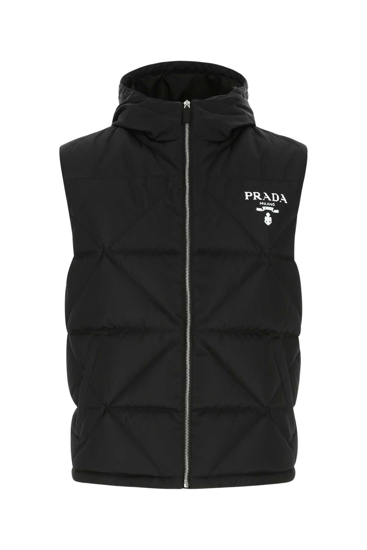 ベスト・ジレ PRADA Sleeveless jackets Prada Sleeveless Nylon Double Zip Vest Gilet Jacket - XL | SYLK