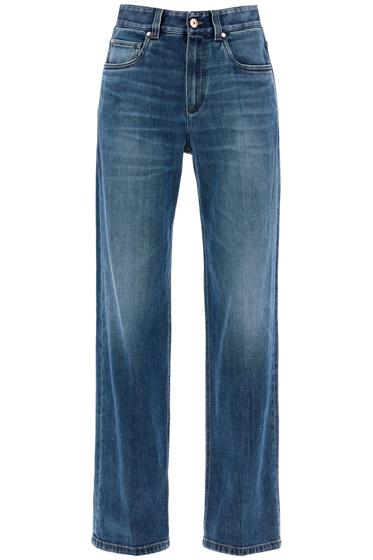 Brunello Cucinelli Blue Cotton Demim Jeans | italist, ALWAYS