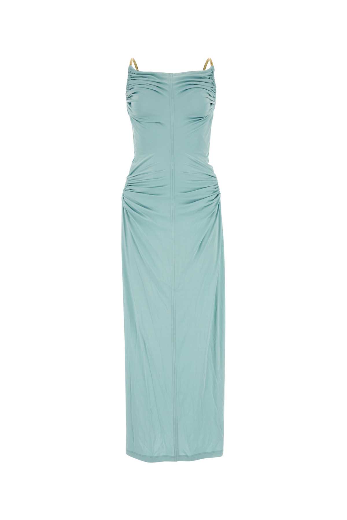 sea green viscose long dress