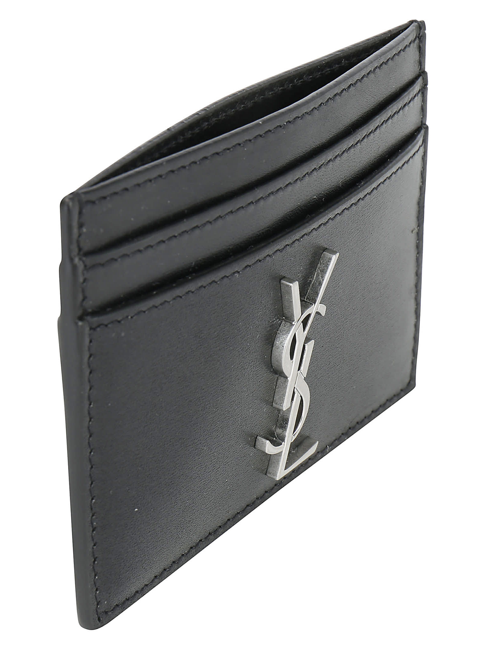 送料関税込■Saint Laurent■Voltaire Cassandre カードホルダー SAINT LAURENT Voltaire Cassandre Leather Card Holder in