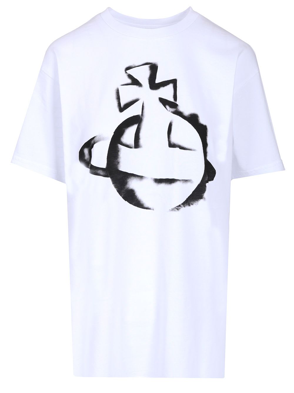 【送料&関税込】Vivienne Westwood stencil Orb T-shirt - Unis Stencil Orb Classic T-shirt in BLACK | Vivienne Westwood®