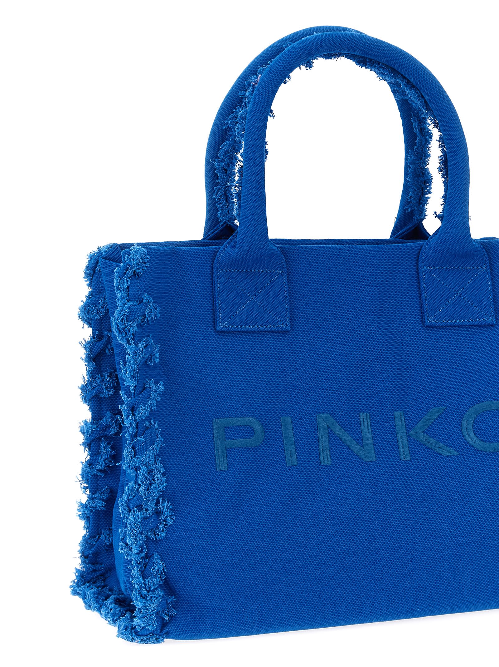 トートバッグ PINKO Medium 'Beach' shopping bag Green Pinko Medium 'beach' Shopping Bag in Green | Lyst UK