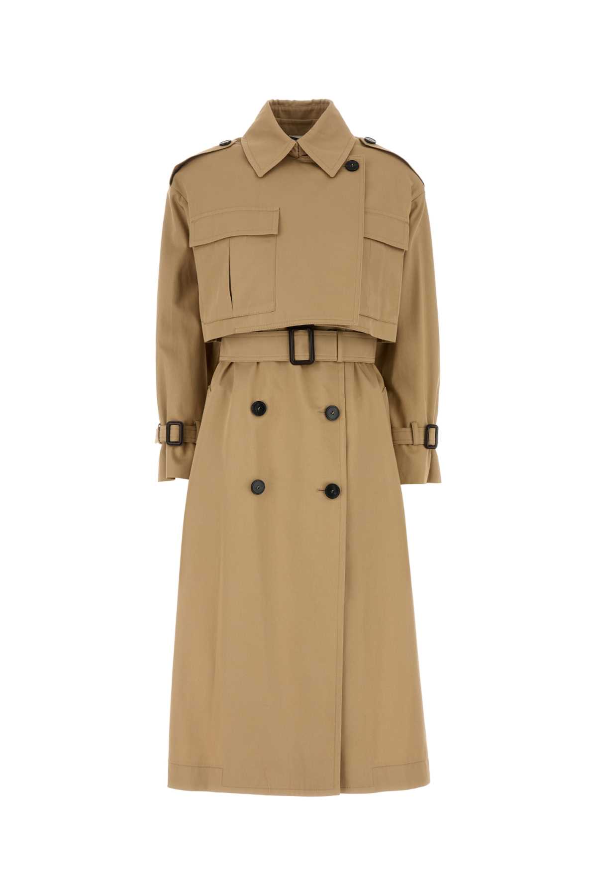 【送料&関税込】Weekend Max Mara Camel Twill Vivetta Trench Weekend Max Mara Camel Twill Vivetta Trench Coat | italist