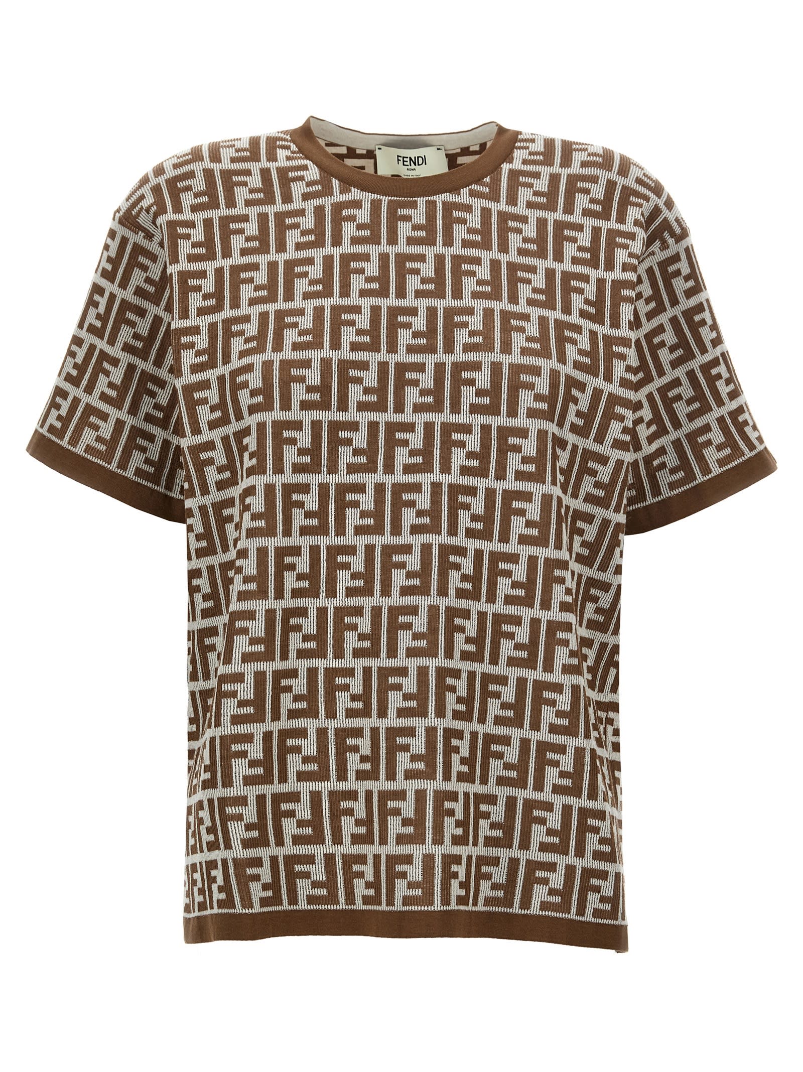 FENDI イタリア製 ロゴ プリント 半袖 tシャツ カットソー