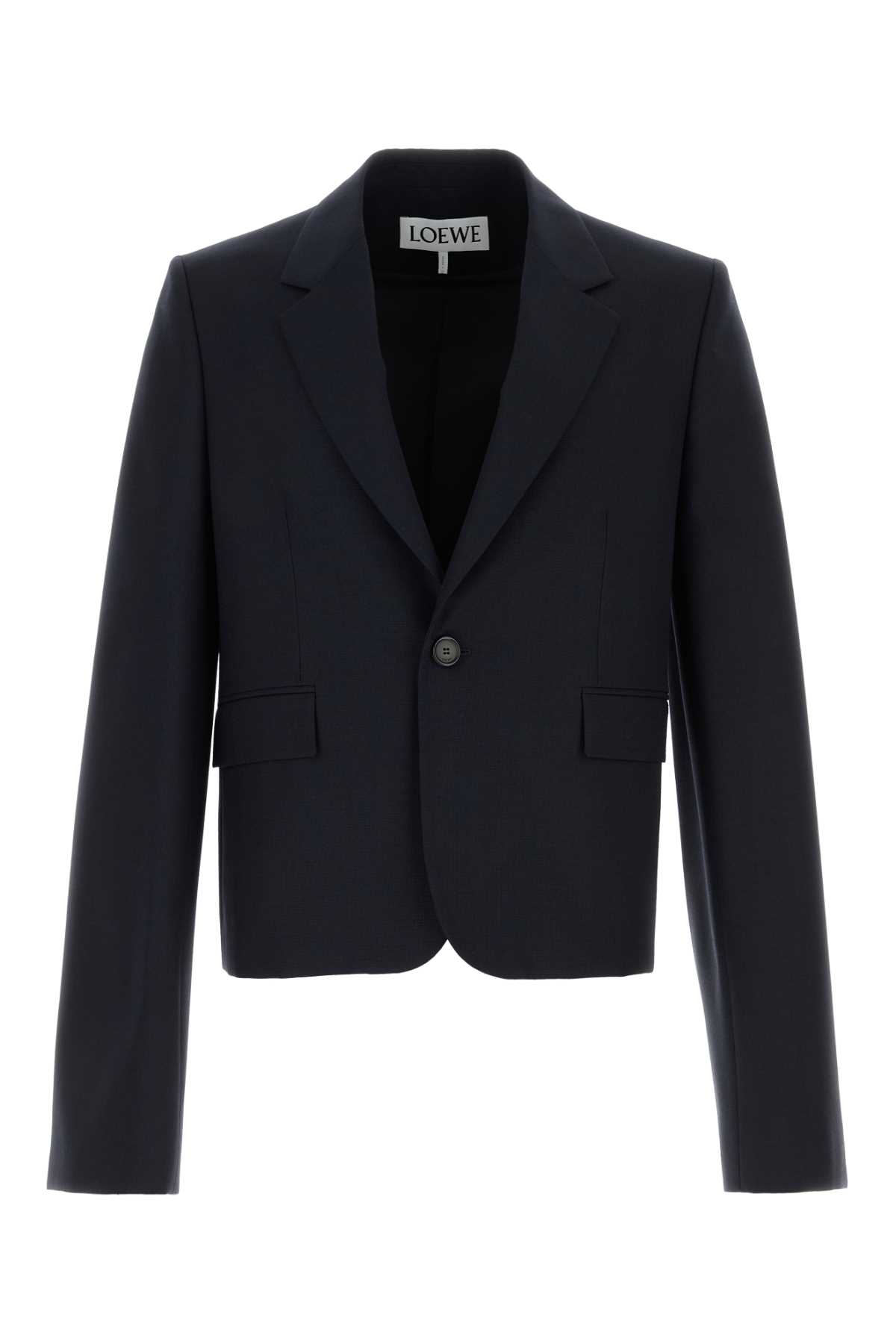 ジャケット LOEWE Midnight Blue Wool Blazer LOEWE Wool double-breasted Blazer | Blue | FARFETCH