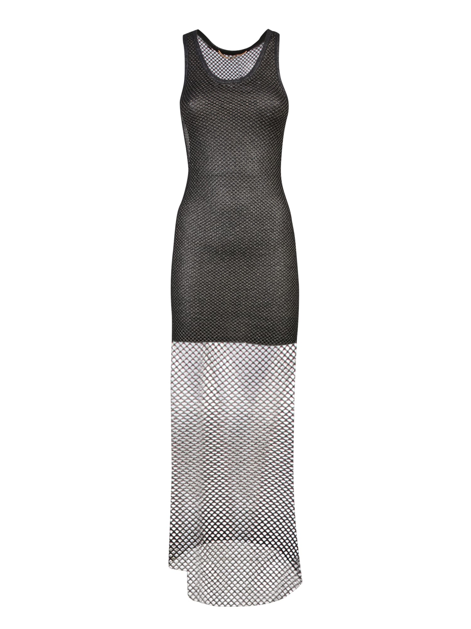 double layer mesh dress