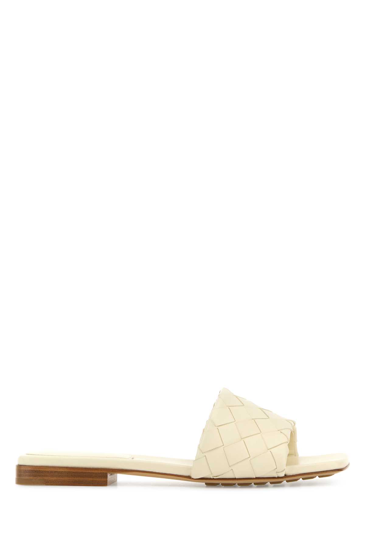 ローファー・オックスフォード Bottega Veneta Ivory Leather Parco Slippers Bottega Veneta Ivory Leather Parco Slippers (BOTTEGA VENETA