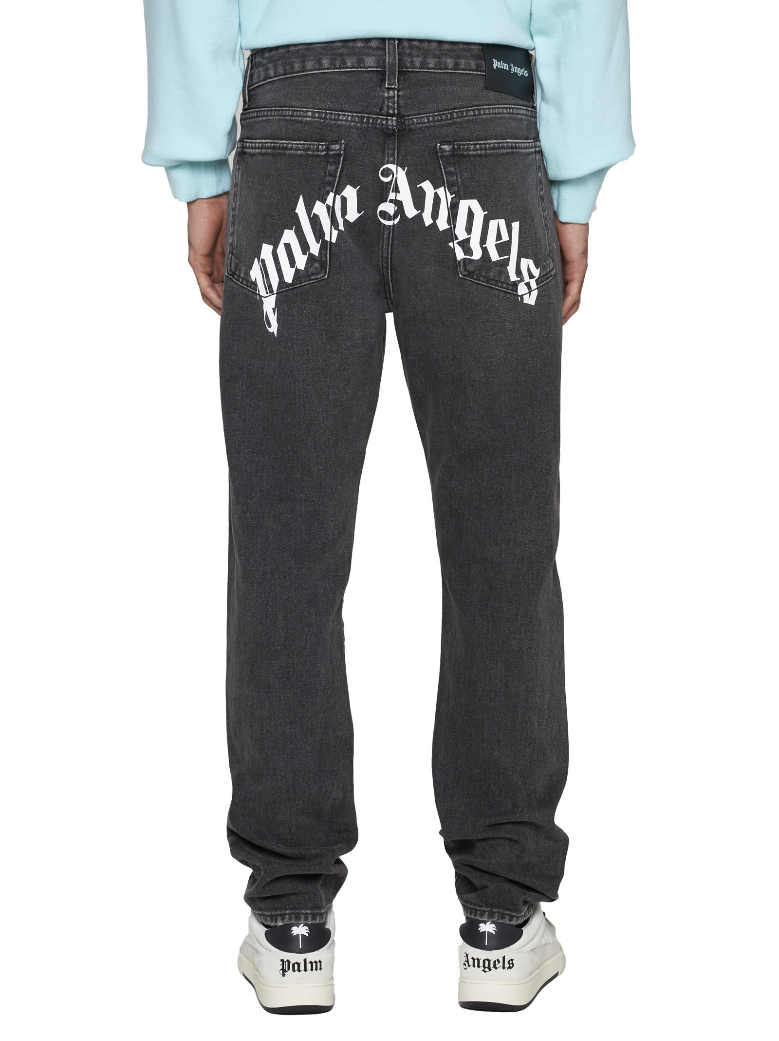 【関税込み】Palm Angels オレンジ フェード ジーンズ Palm Angelsのオレンジ フェード ジーンズがセール中