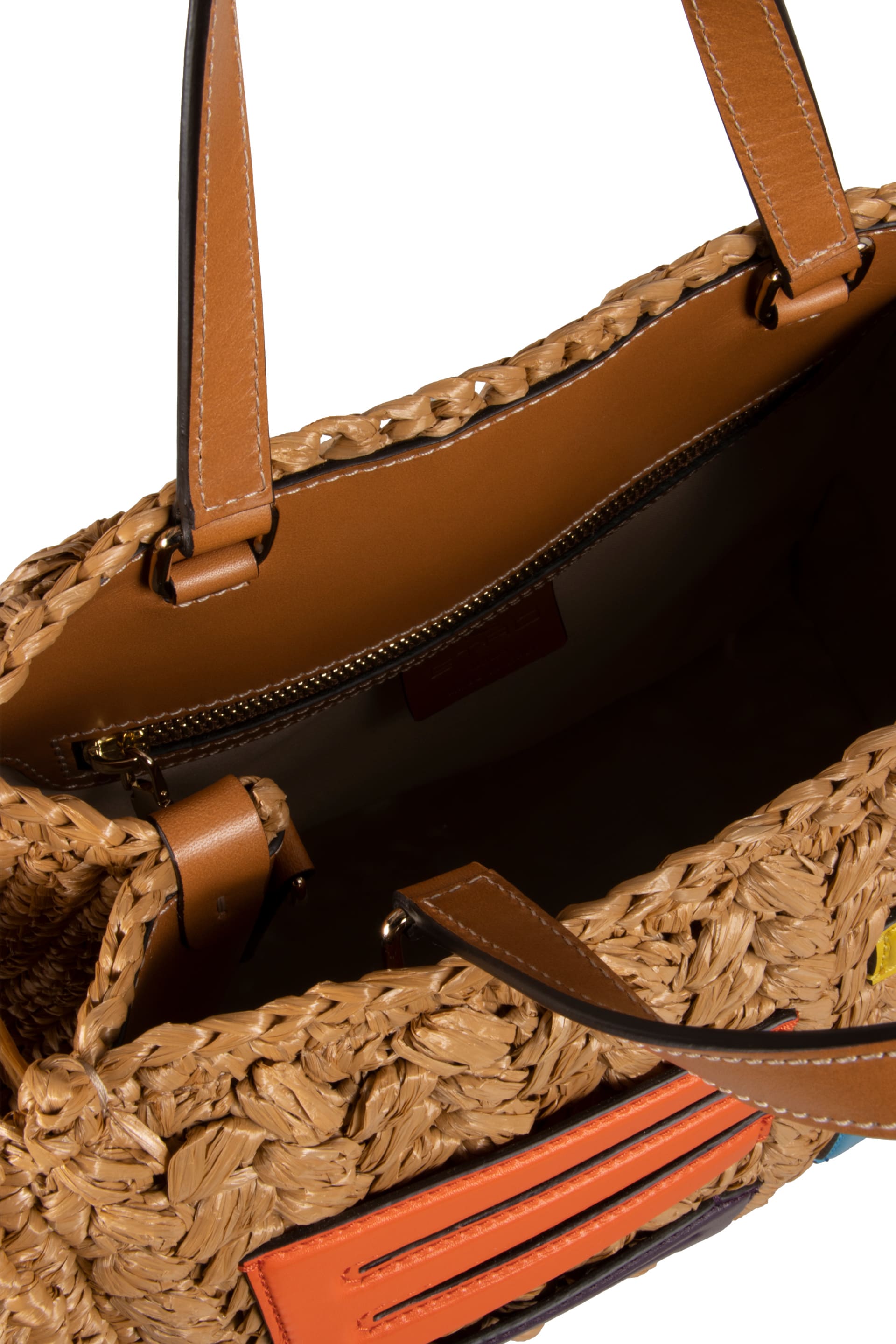 Etro Fringed Raffia Tote Bag | italist