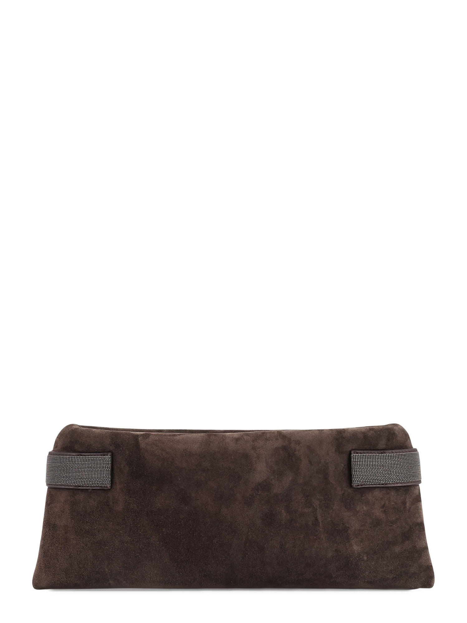 ポーチ Brunello Cucinelli Suede Pochette With Monili Detail Brunello Cucinelli Suede Pochette With Monili Detail