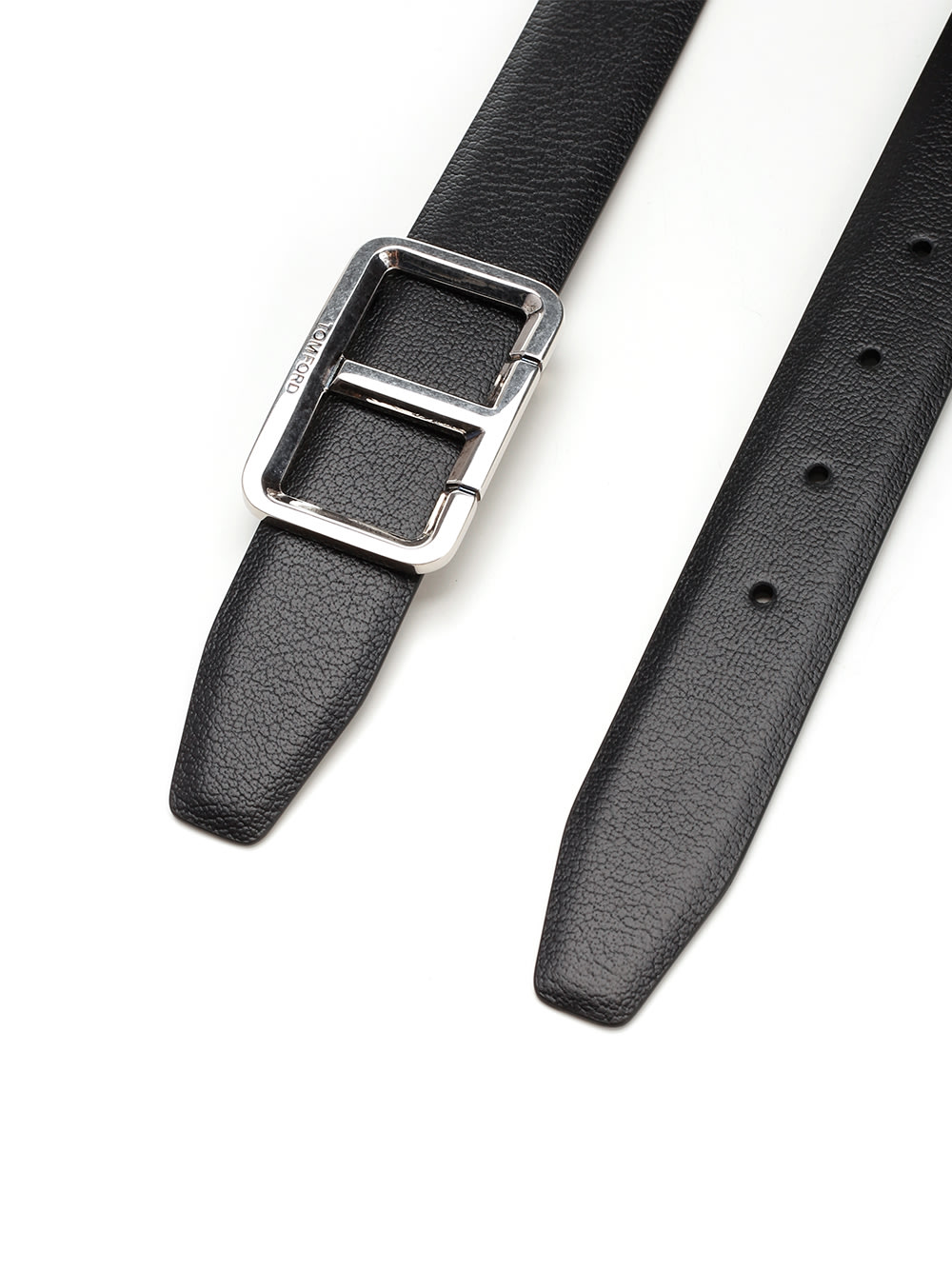 SHINY STAMPED CROCODILE LEATHER URSULA BELT | Tom Ford Fashion