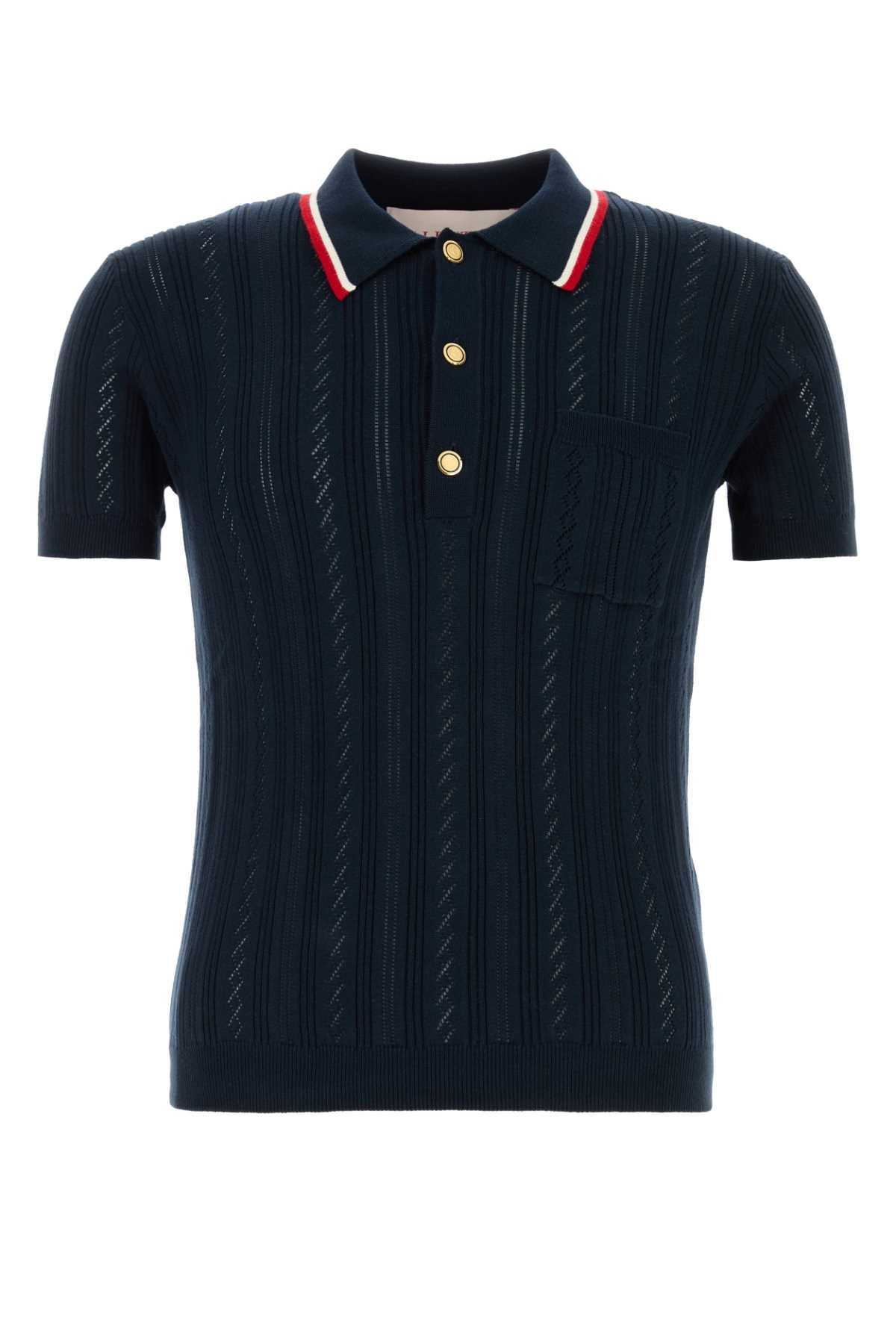 Tシャツ・カットソー VALENTINO GARAVANI Navy Blue Cotton Polo Shirt Valentino Garavani Navy Blue Cotton Polo Shirt | italist