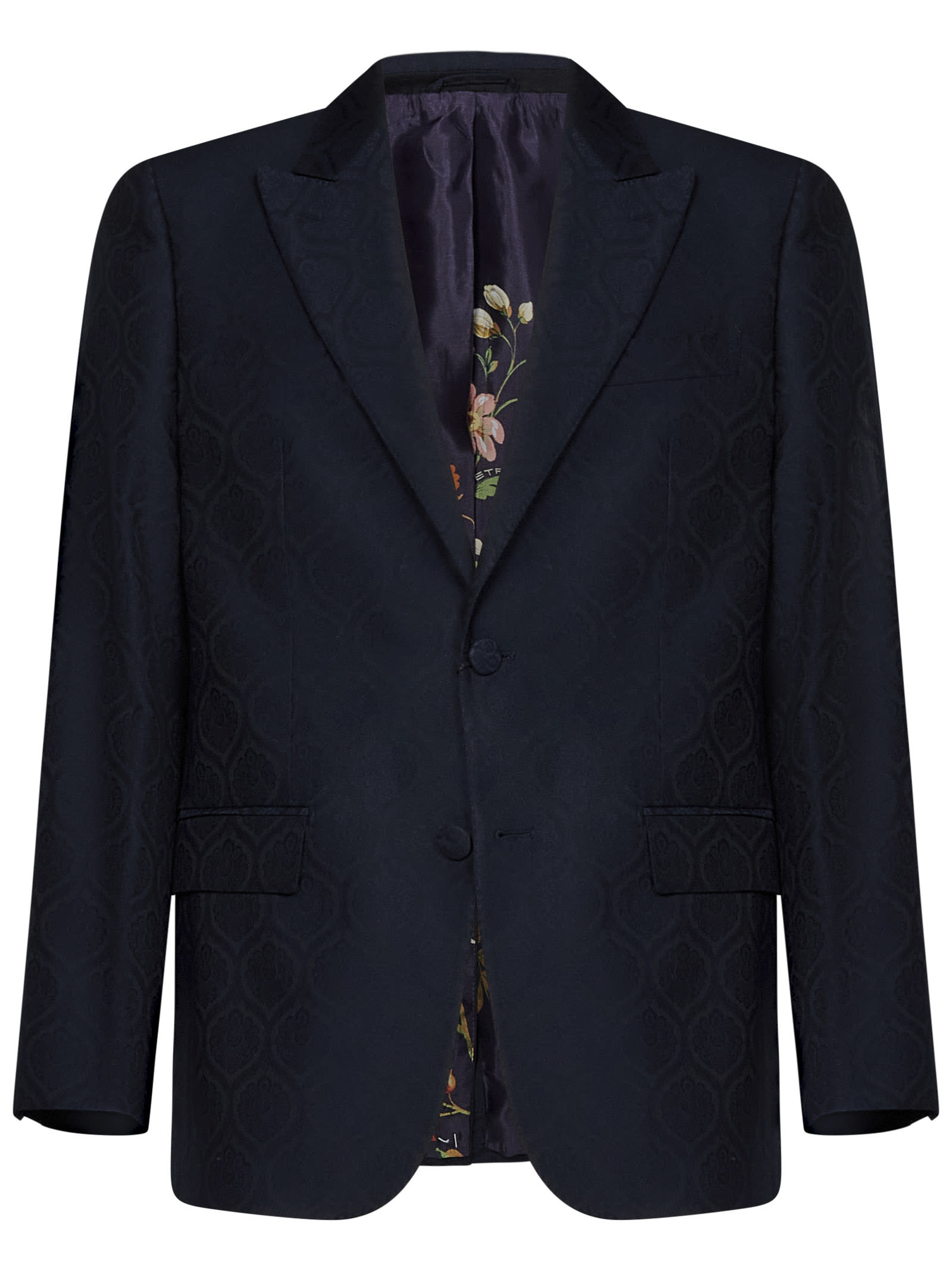 【関税込み】ETRO Single-breasted jacquard blazer Etro Single-breasted Jacquard Blazer | italist