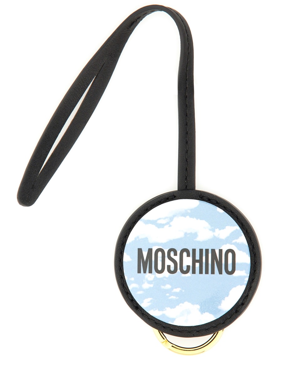 キーホルダー・キーリング Moschino SS25 LEATHER KEYCHAIN (MC5418PP0M OM400B) Moschino Leather Keychain | italist
