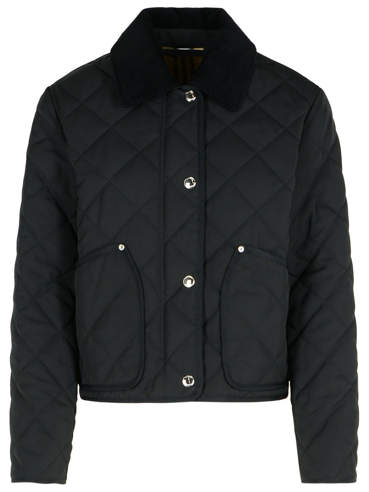Burberry 'landford' Black Polyester Down Jacket | italist