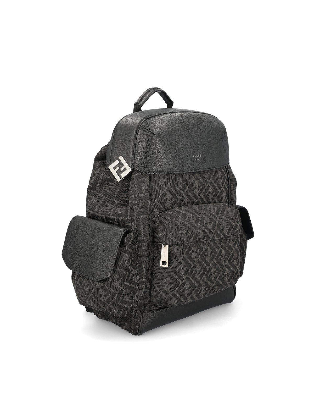 バックパック・リュック Fendi FF FENDI DRIVE BACKPACK Fendi Ff Jacquard Drive Backpack | italist