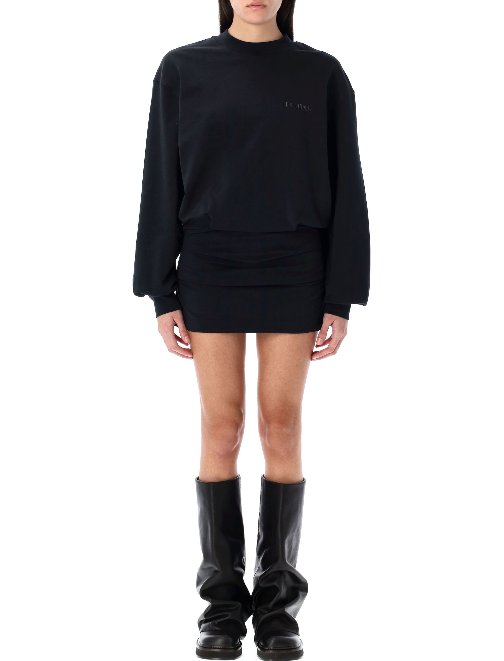 The Attico Fleece Mini Dress | italist
