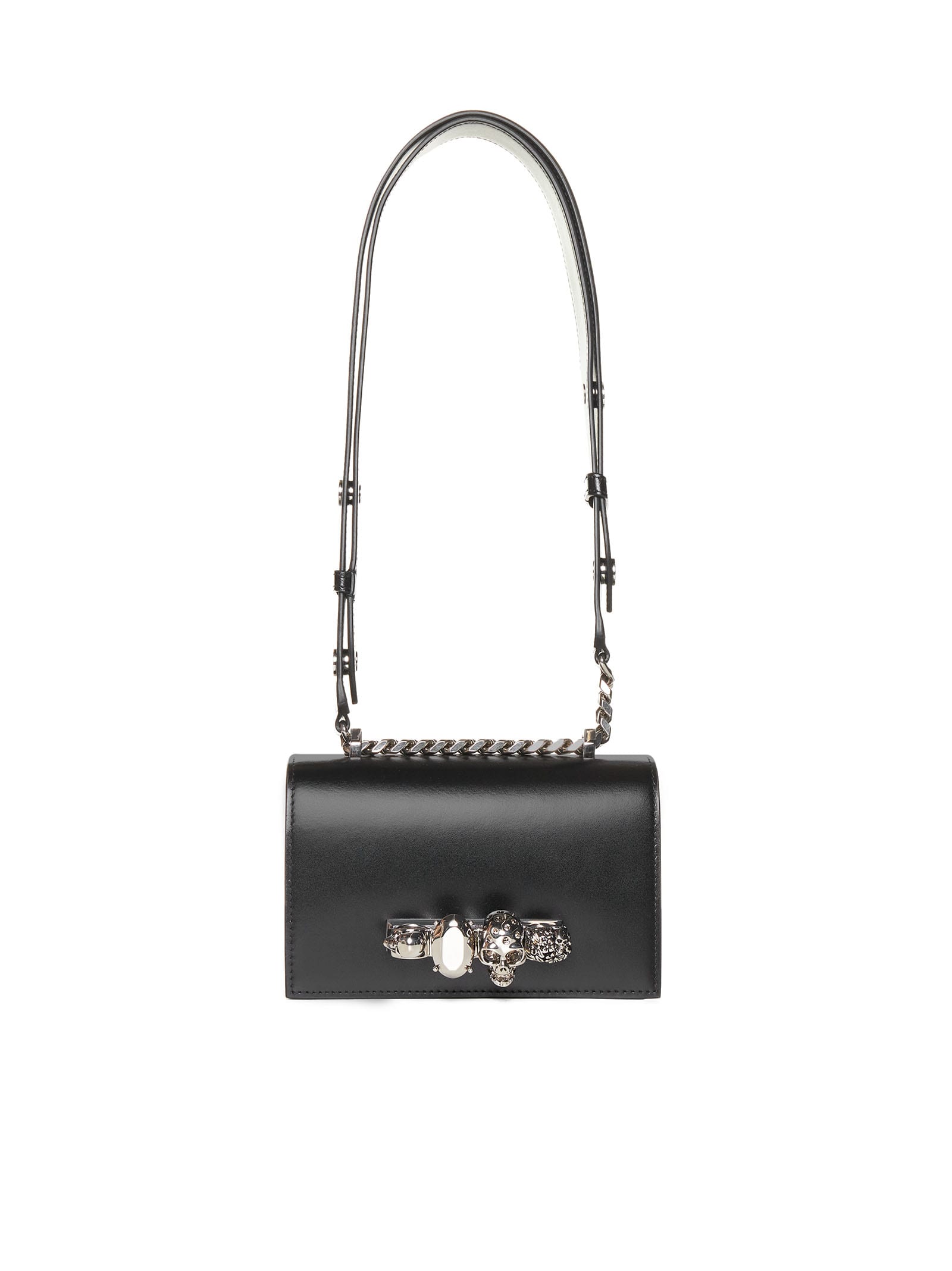 Alexander McQueen Mini Biker Jeweled Shoulder Bag | italist