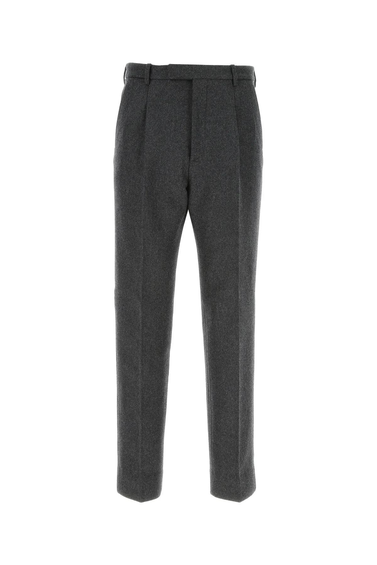 パンツ GUCCI DARK GREY WOOL PANTS Gucci Dark Grey Wool Blend Pant | italist