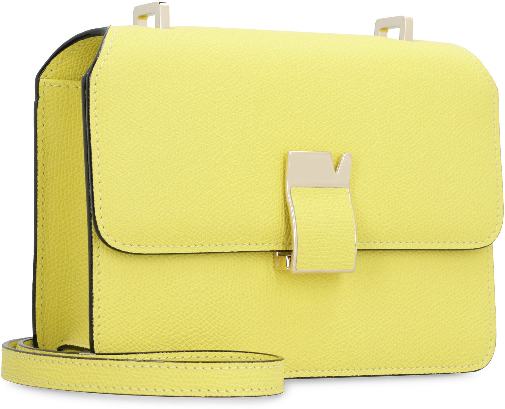 【VALEXTRA】NOLO BAG MINI Women's Green Structured Crossbody Mini Bag | Valextra