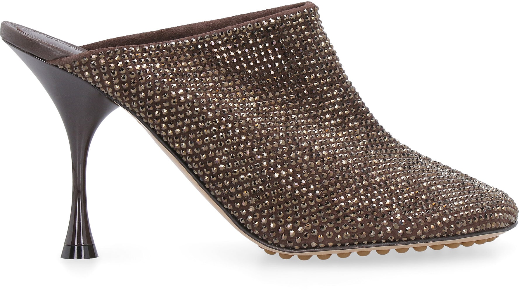 Bottega Veneta Sparkle Dot Sock Leather Mules | italist