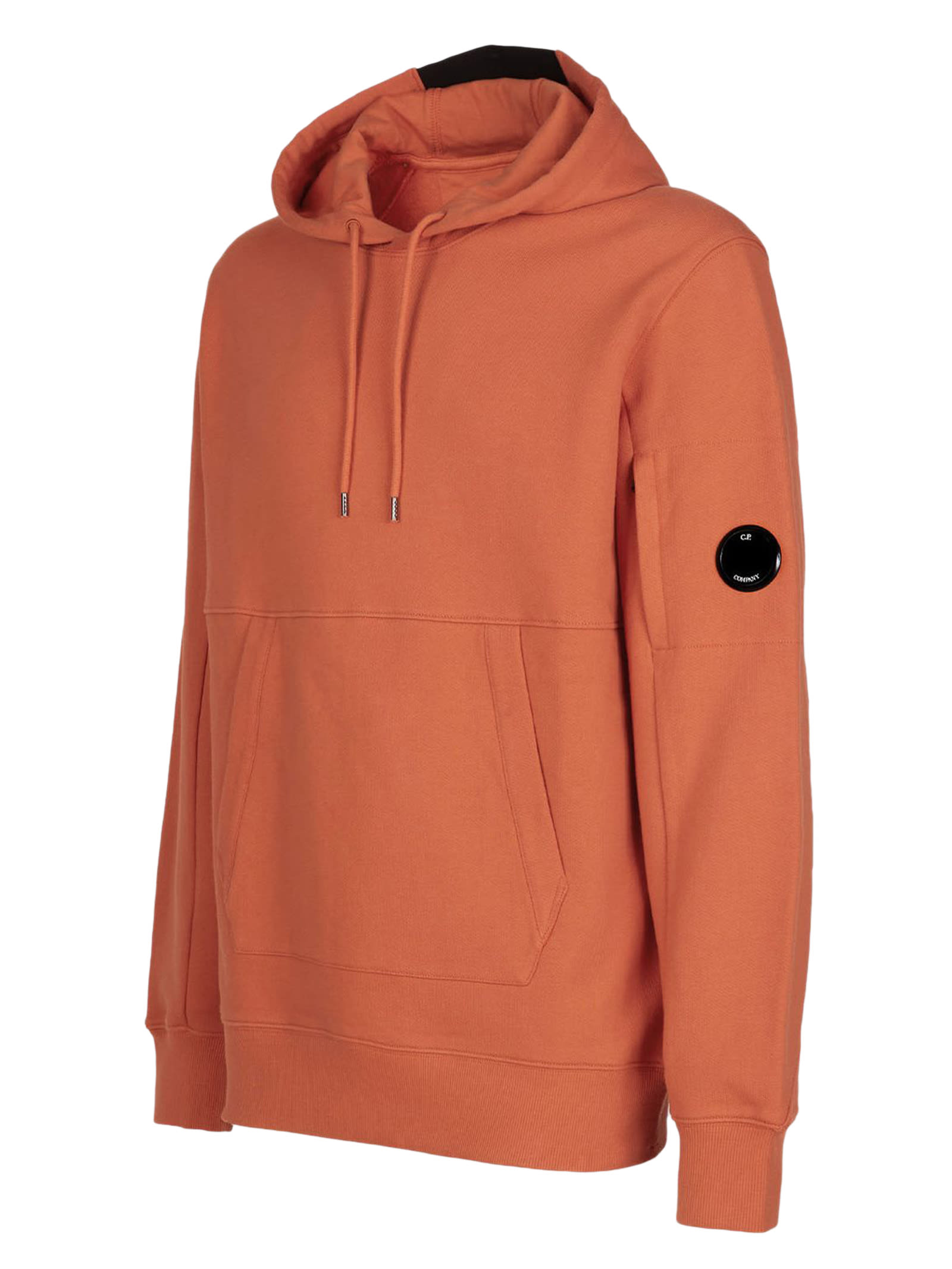 C.P. Company Orange Cotton Hoodie italist