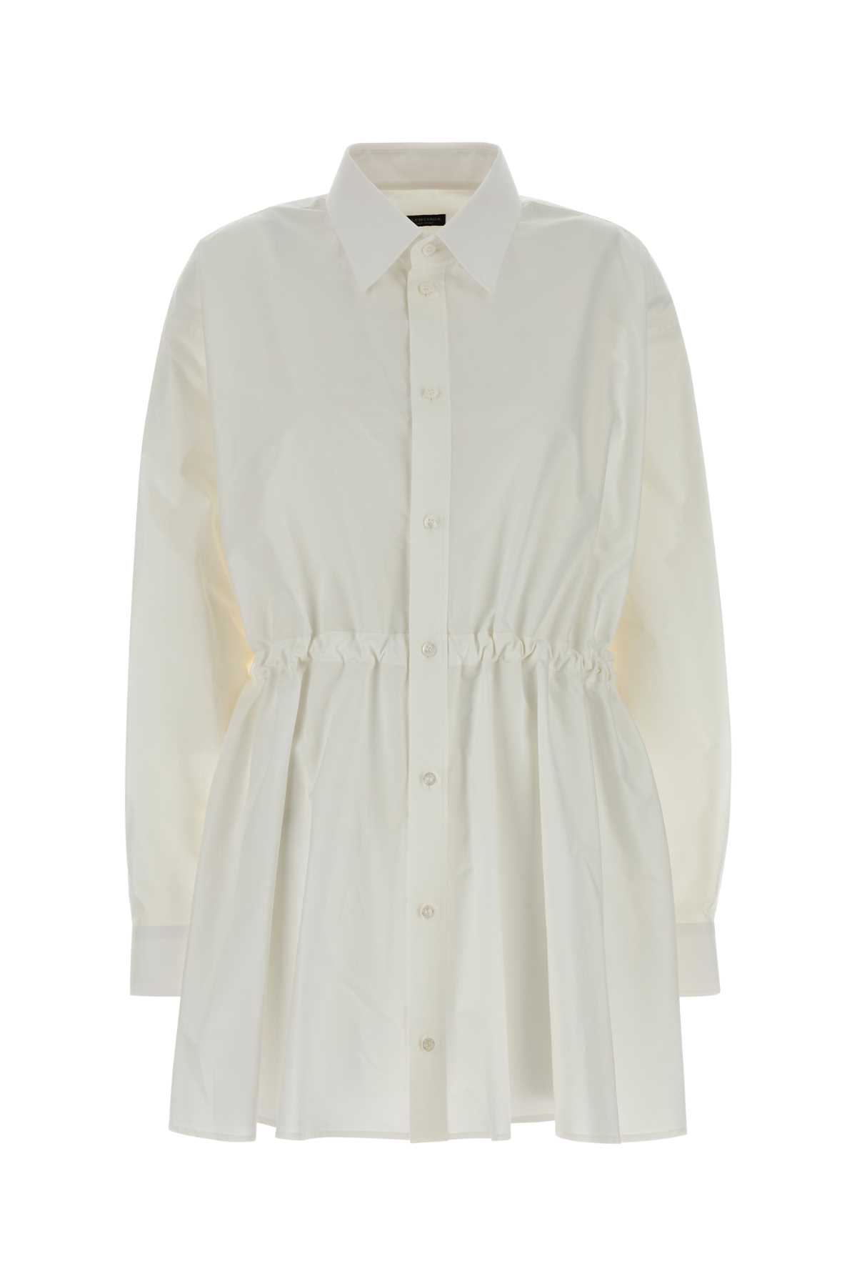 【関税&送料込】Balenciaga White Poplin Shirt Dress Balenciaga White Poplin Shirt Dress | italist