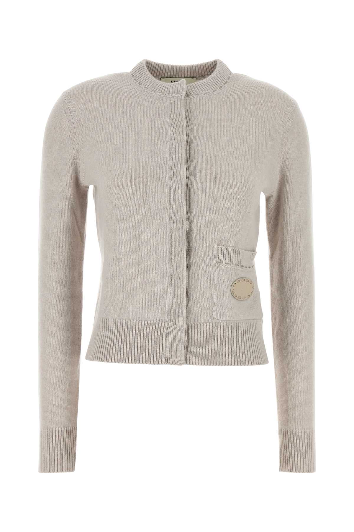 【関税&送料込】Fendi Cappuccino Cashmere Vest Fendi Cappuccino Cashmere Cardigan | italist