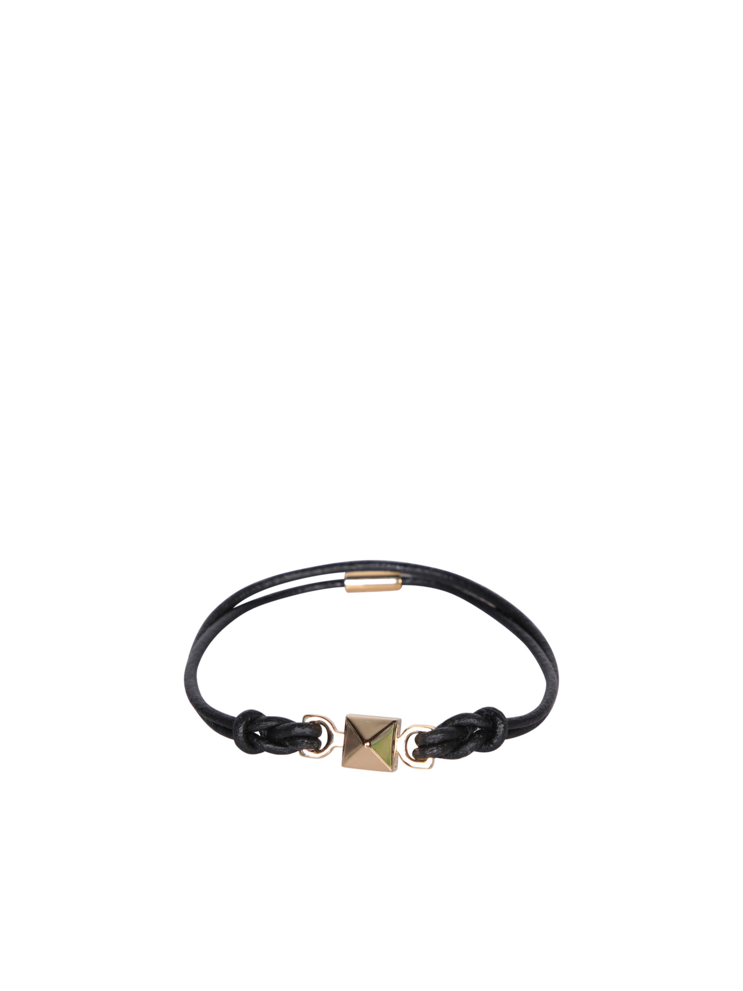 ブレスレット Valentino Garavani Leather Bracelet Rockst 15159657_53576546_600.jpg