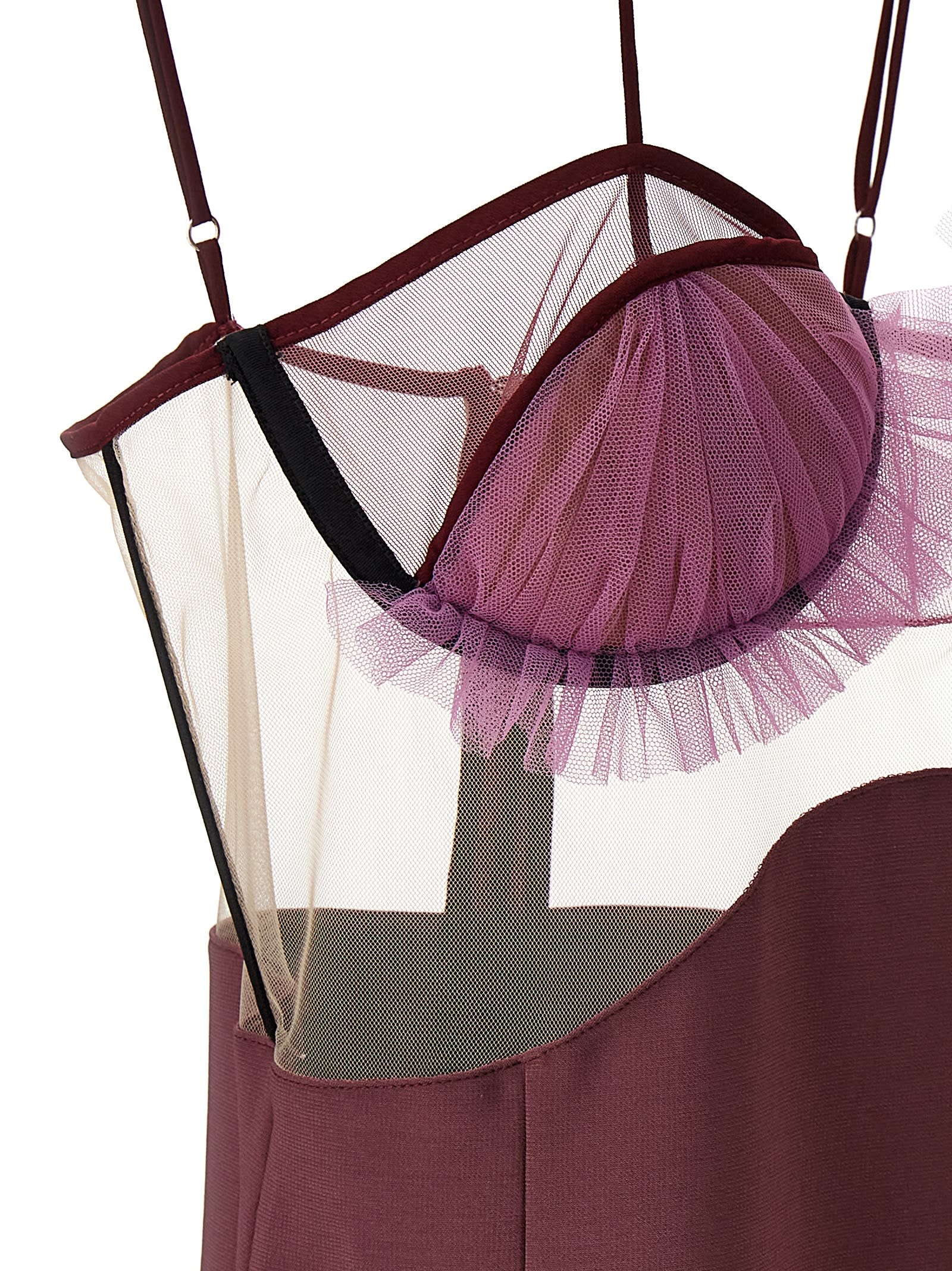 【関税込み】NENSI DOJAKA 'Explosive Flower Bra' dress Nensi Dojaka Explosive Flower Bra Dress - Lingerie - BeyondStyle