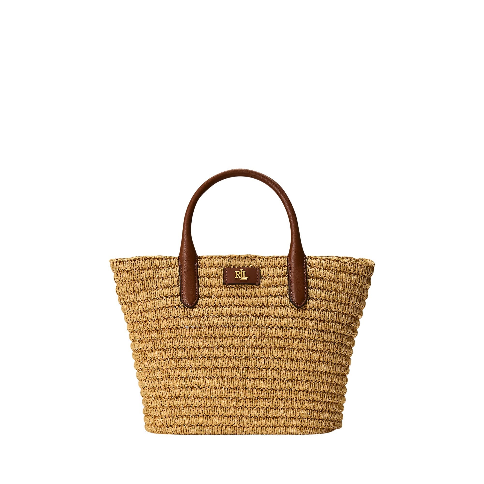 【Polo Ralph Lauren】Brie 22 Tote Medium Lauren by Ralph Lauren Black Medium Brie 22 Tote - Bortex