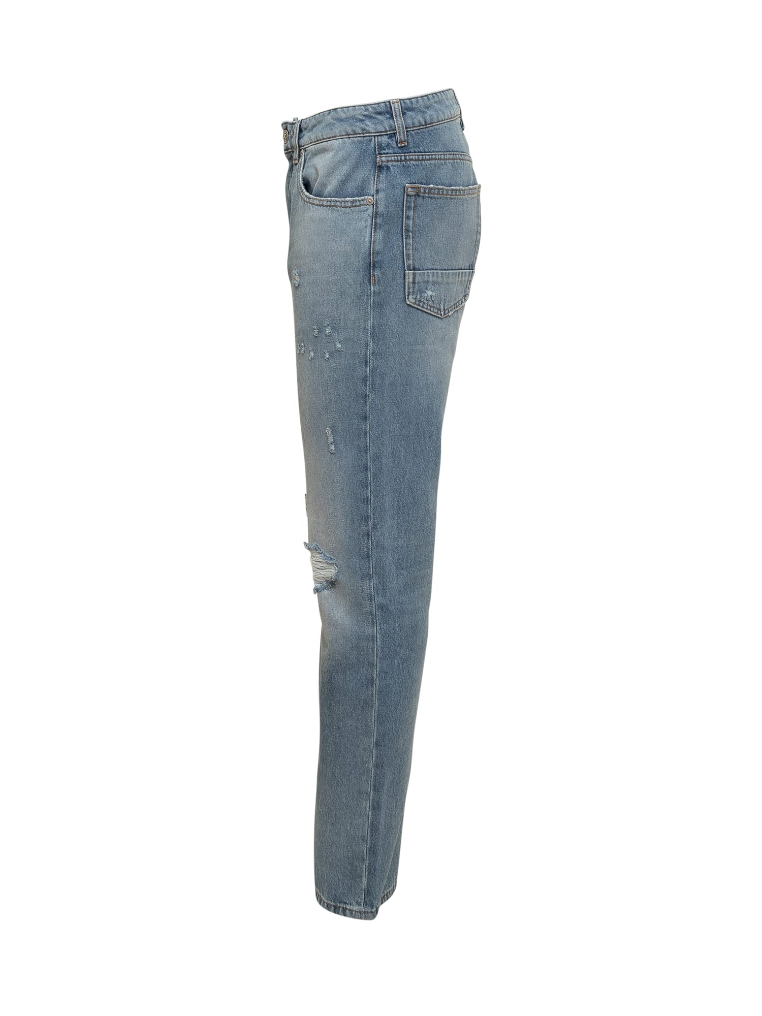 Palm Angels Jeans With Pa Monogram | italist