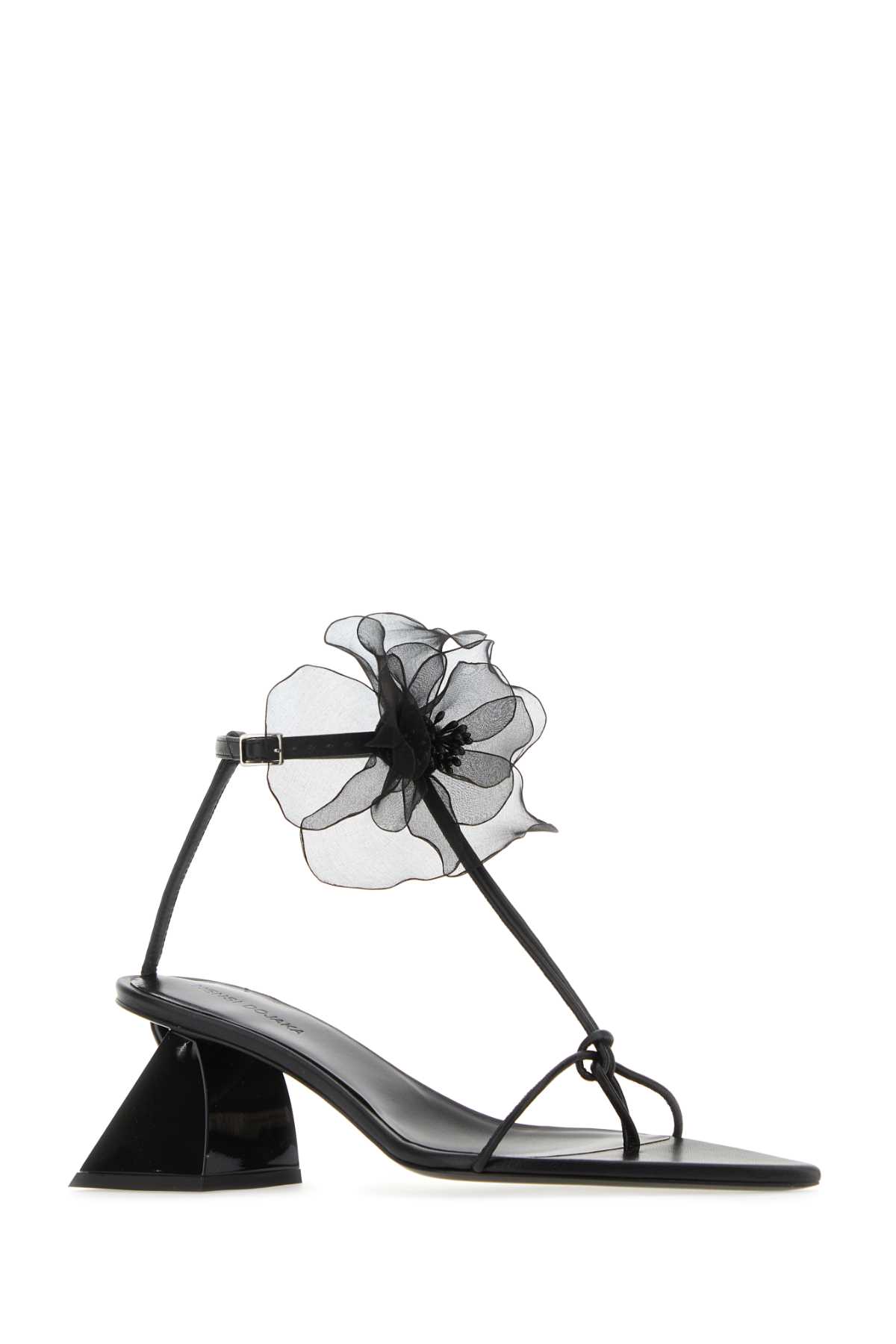 サンダル・ミュール Nensi Dojaka Black nappa leather thong sandals Nensi Dojaka Black Nappa Leather Thong Sandals | italist