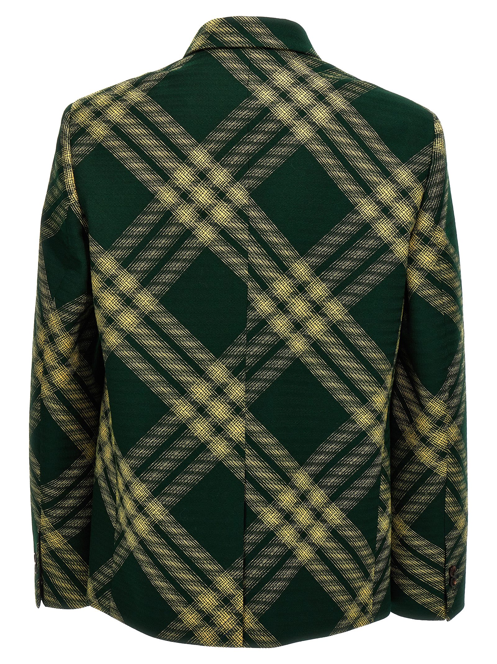 【関税込み】BURBERRY Check wool tailored blazer AUTHENTIC Women's Burberry Checked Tailored Blazer - NWOT