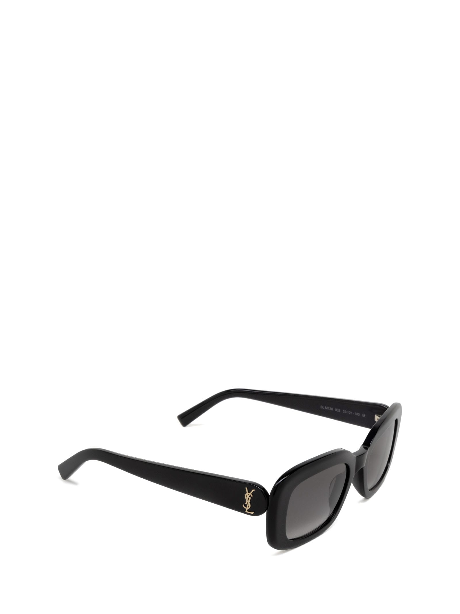Saint Laurent Eyewear Sl M130 Black Sunglasses | italist