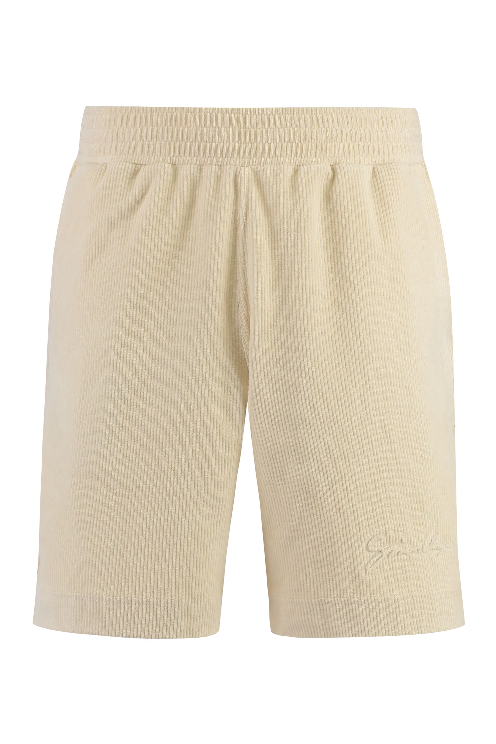 ショートパンツ GIVENCHY SS25 Embroidery shorts (BW515GG1ZE 453) Givenchy Kids logo-embroidered Short Set | Neutrals | FARFETCH