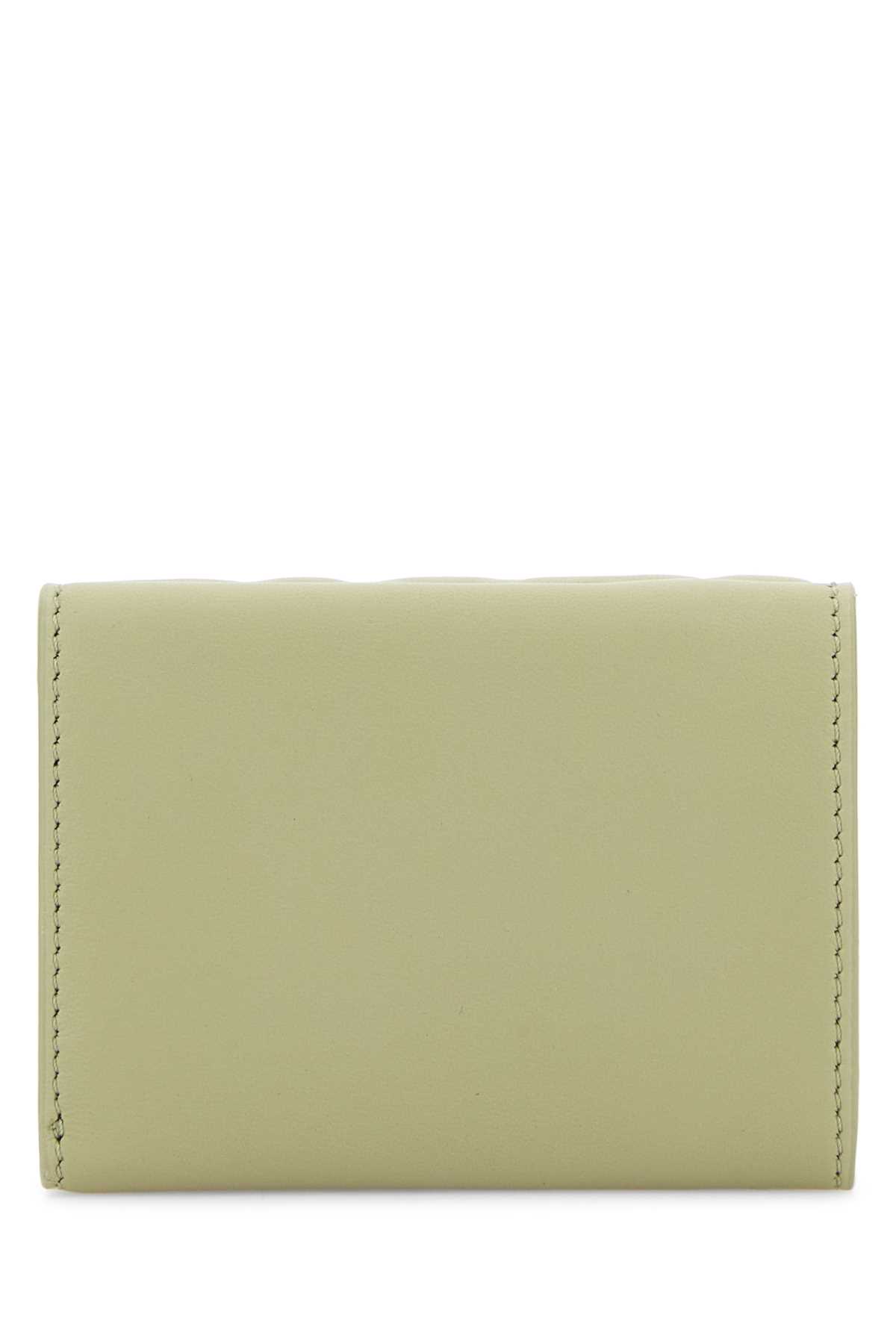 折りたたみ財布 FENDI PASTEL GREEN NAPPA LEATHER MICRO BAGUETTE WALLET Fendi Pastel Green Nappa Leather Micro Baguette Wallet