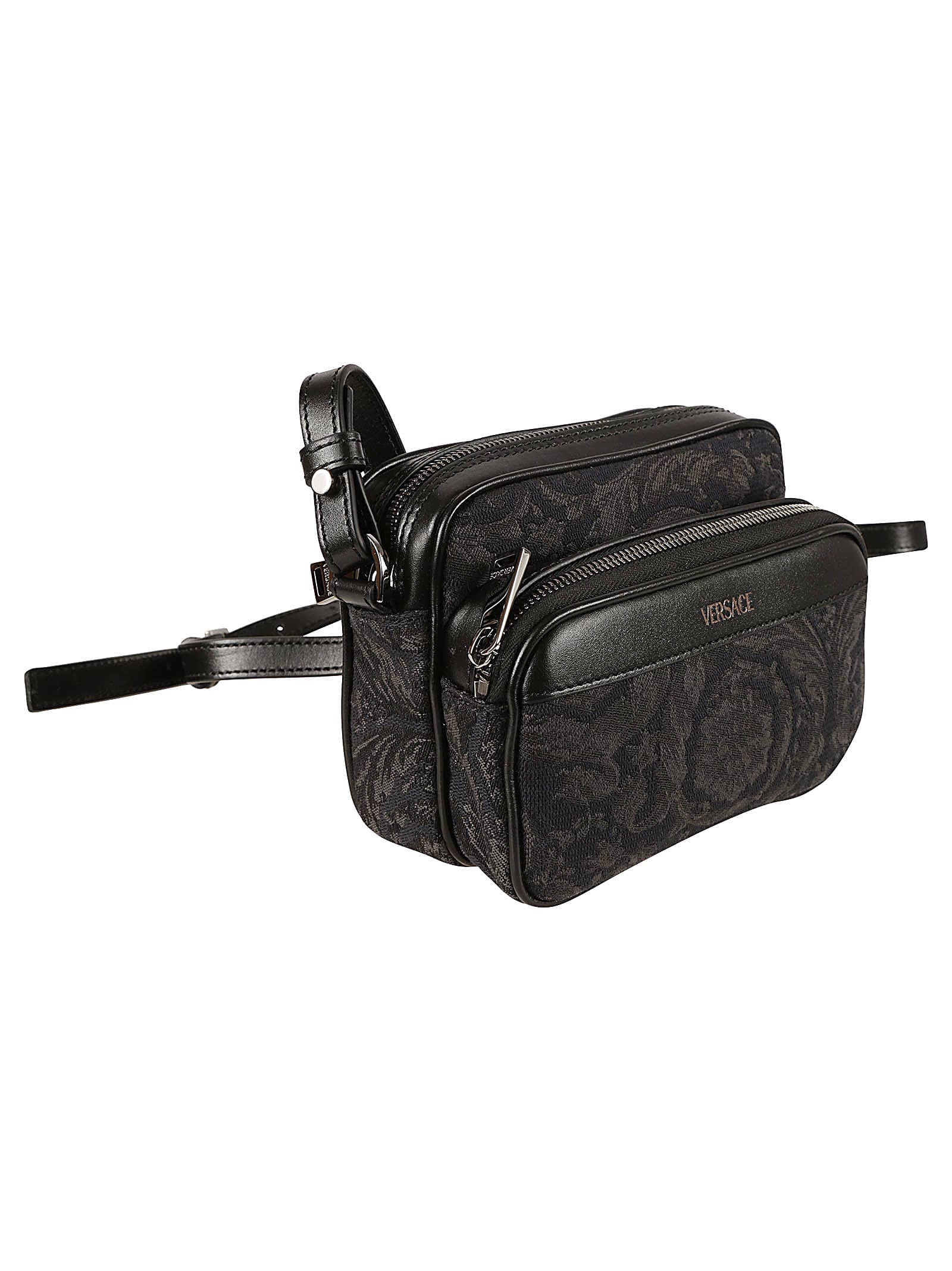 【Versace】SMALL CROSSBODY◆10128561012856 Medusa Biggie Messenger Bag Black,Gold | VERSACE US