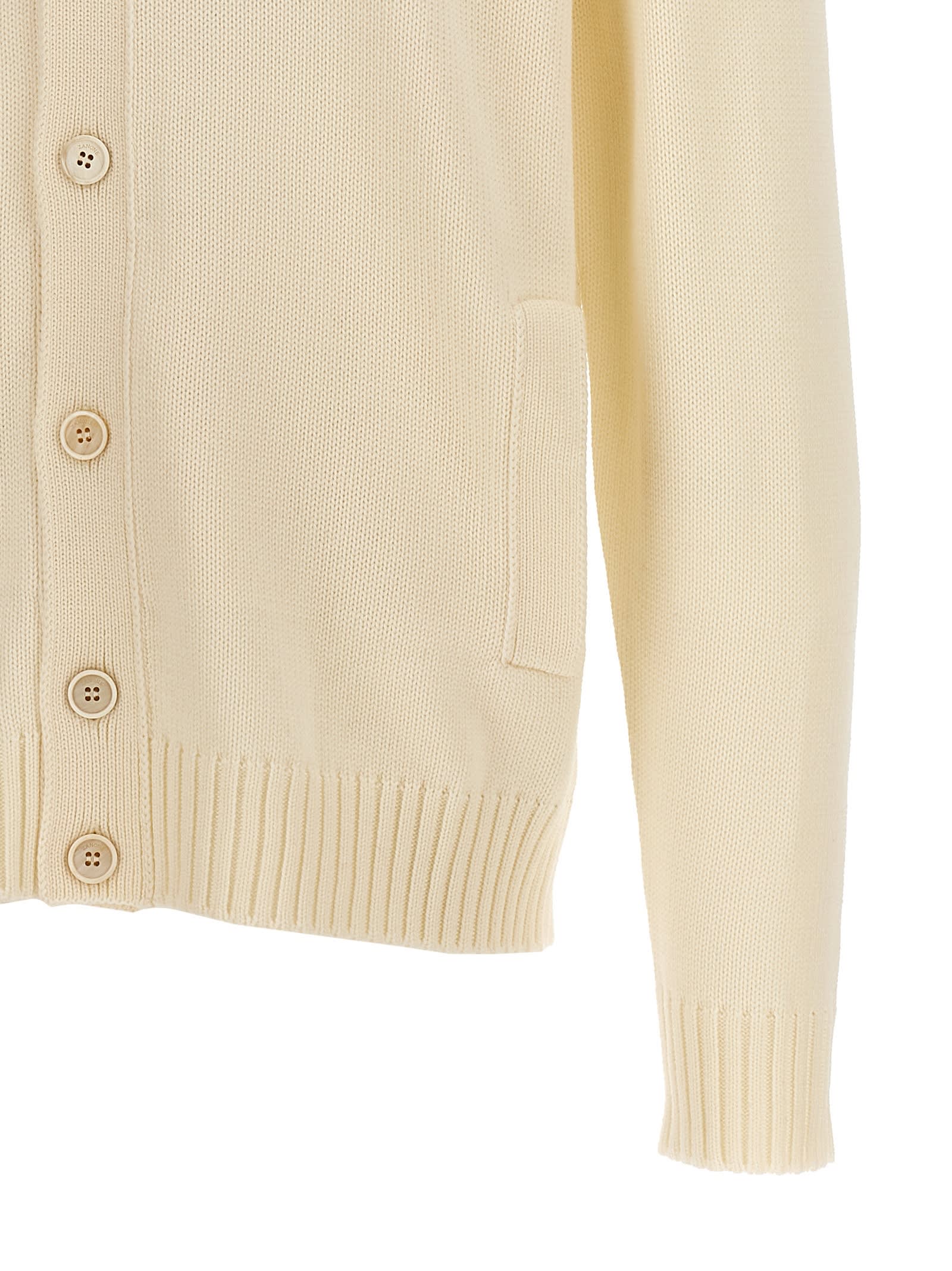 トップス made in italy ZANONE cardigun en Zanone Chioto Wool Cardigan | Brown | FARFETCH