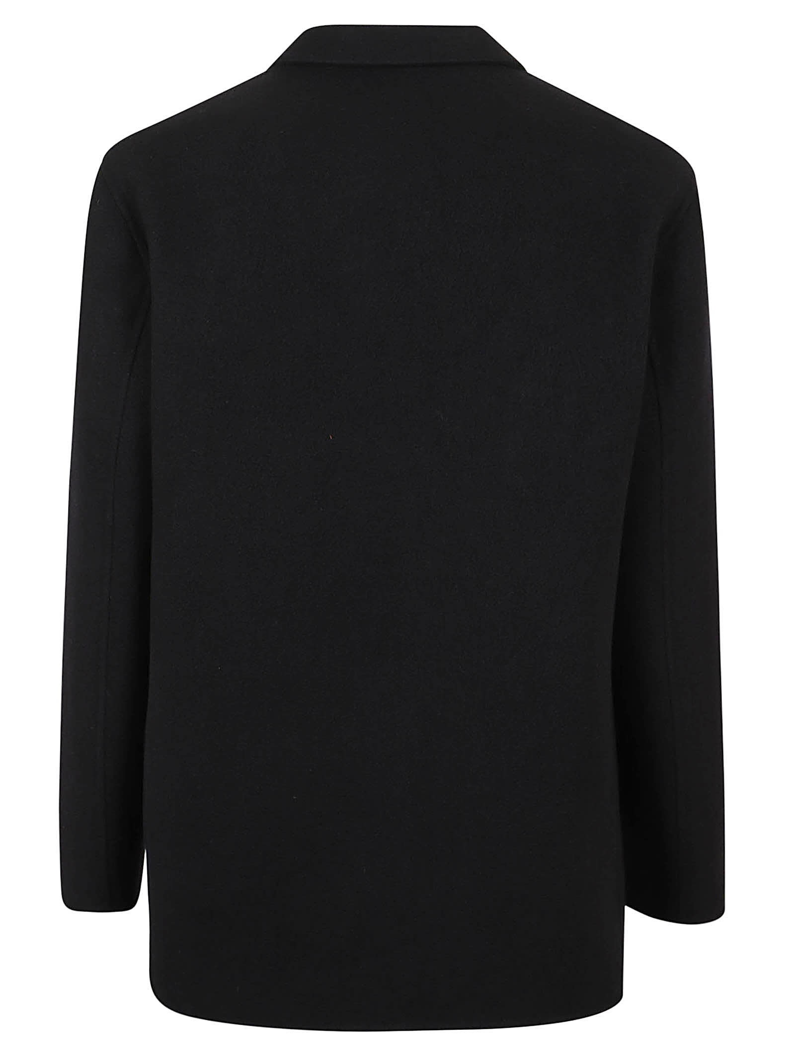 【送料&関税込】Jil Sander Jacket 64 Casual Jacket In Black Silk and Nylon Canvas Down Jacket in Black – SVRN