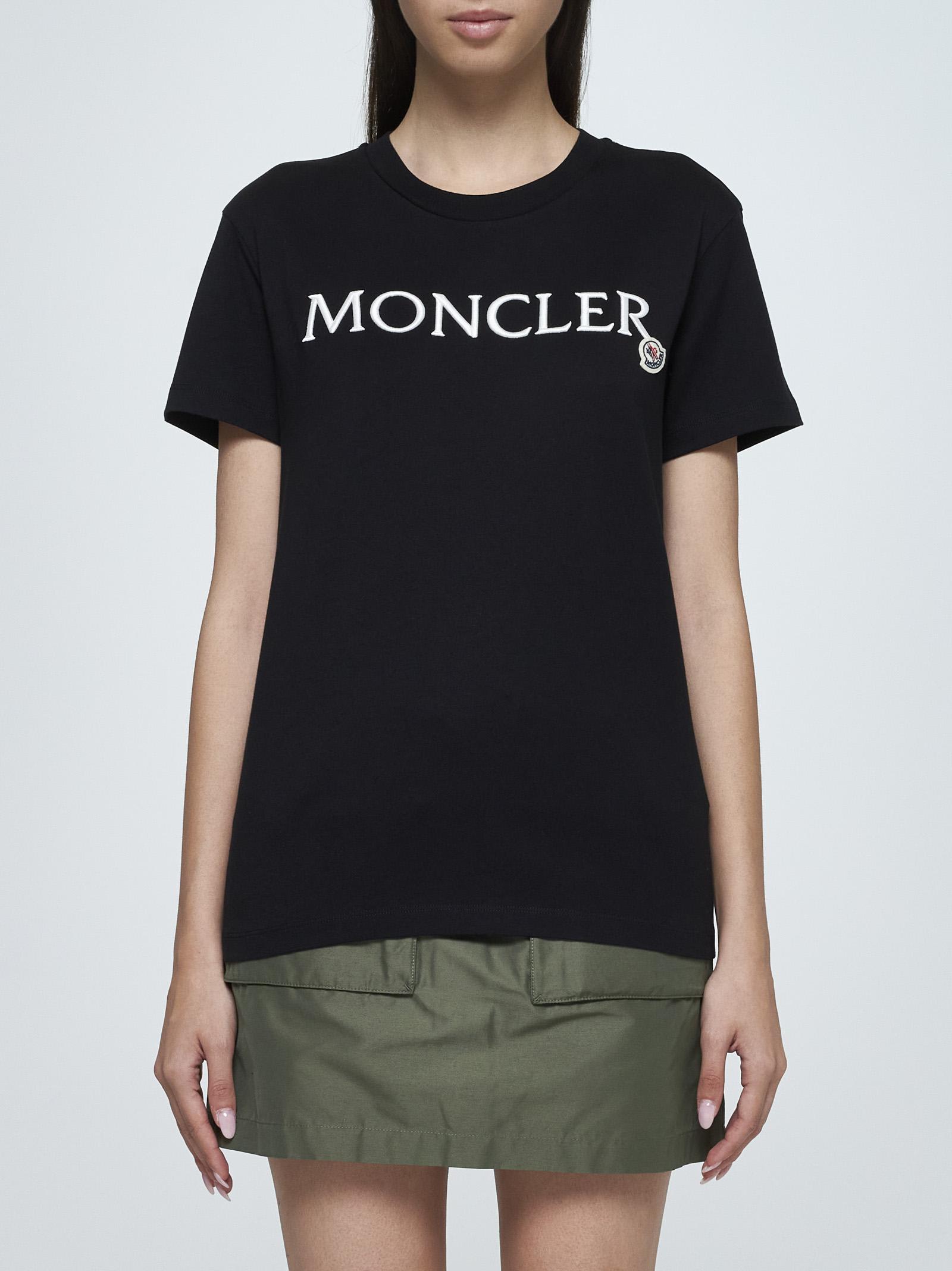 MONCLER☆関税込☆フロントロゴパッチ コットン 半袖Tシャツ s-musee_360417134